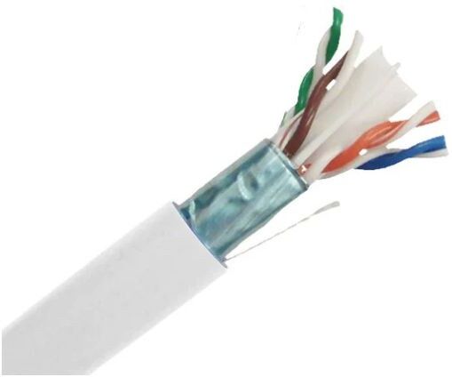 MicroConnect Cat5e F/UTP Solid Network Cable, 24AWG CCA, PVC, 305m Box (KAB030-305)