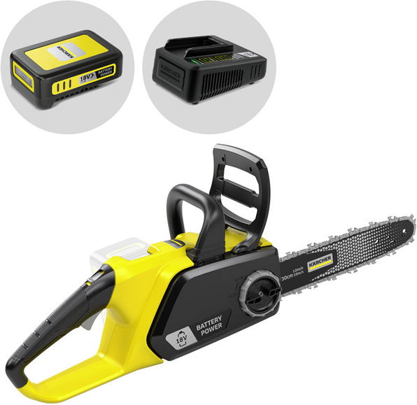 Karcher CNS 18-30  - Tronçonneuse à batterie 18V 2,5 Ah - Lame de 30 cm