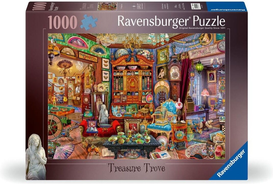 Ravensburger Treasure Trove Aimee Stewart 1000pc Jigsaw Puzzle for Adults and Kids