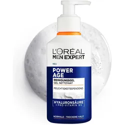 2x L'Oréal Paris, Gesichtsreinigung, Men Expert Power Age (Reinigungsgel, 260 ml)