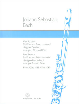 Bärenreiter Bach 4 Sonaten für 2 Flöten