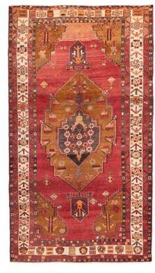 ECARPETGALLERY Hand-knotted Konya Anatolian Red Wool Rug - 5'1 x 9'5