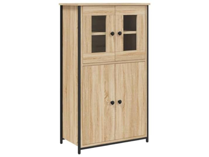 vidaXL Highboard Sonoma-Eiche 62x32x106,5 cm Holzwerkstoff