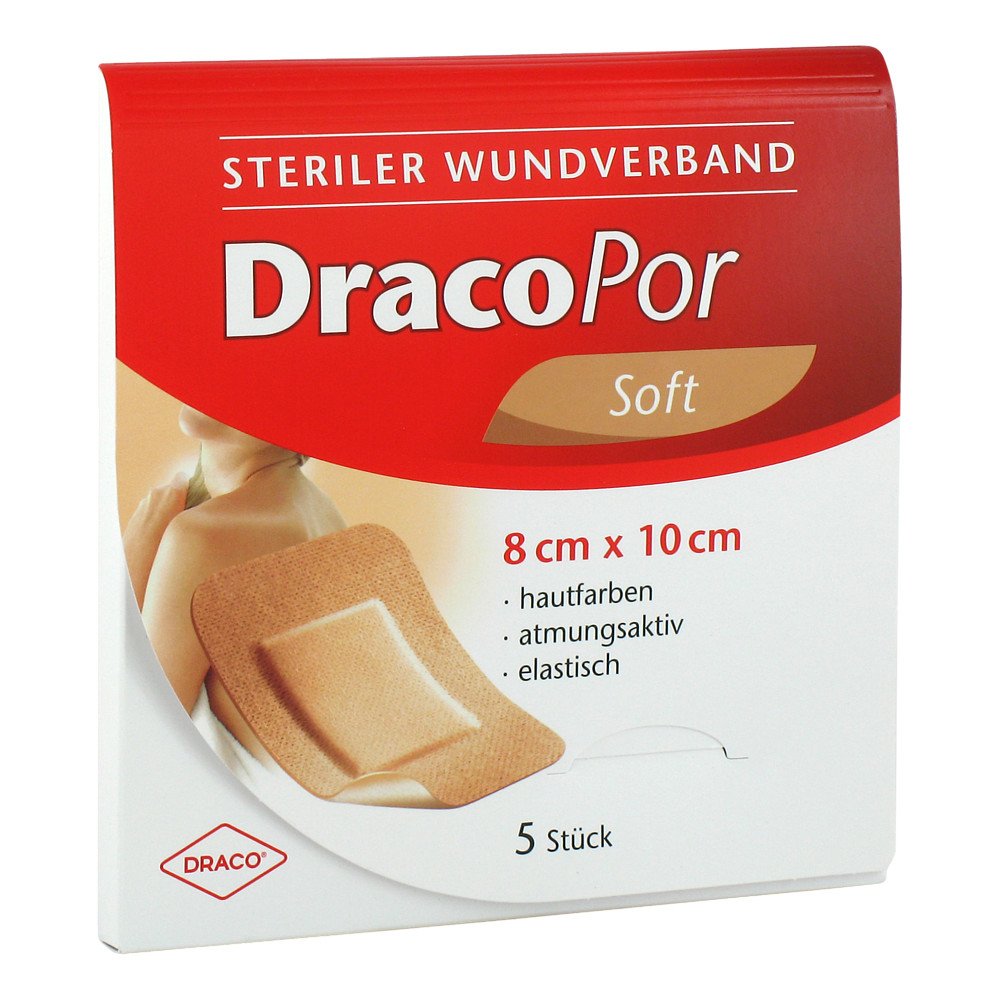 Dr. Ausbüttel GmbH & Co. KG Dracopor Wundverband 8x10 cm steril hautfarben 02577790