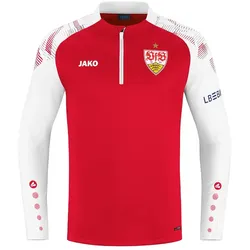 JAKO VfB Stuttgart 1/4-Zip Sweatshirt 2026/27 105 - rot/weiß L