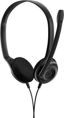 Stereo-Headset EPOS EDU 10, binaural, schnurgebunden, 3,5 mm Klinkenstecker, Geräuschunterdrückung, Plug-and-Play, 10 Stück, schwarz