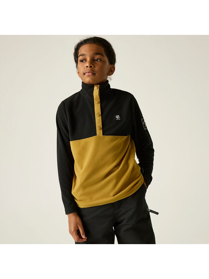 Dare 2b Fleecepullover "Rapid" in Schwarz/ Gelb - 164