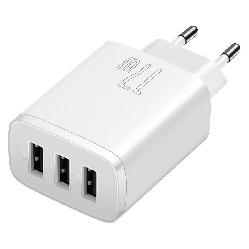 Baseus Compact Charger (17 W, 1 Port) (CCXJ020102)