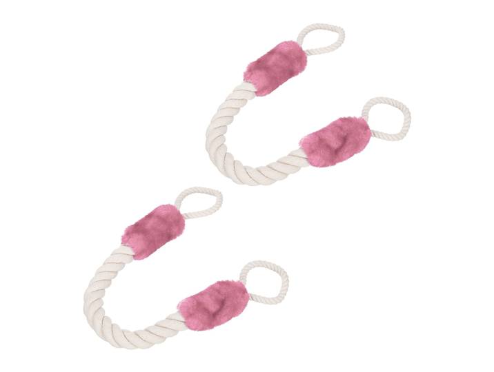 Türkordel Klemmschutz 2er-Set Creme-Rosa