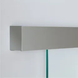 GRIFFWERK Schiebetürsystem PLANEO 120 v.d.Wand-Edelstahl Optik-4000 mm