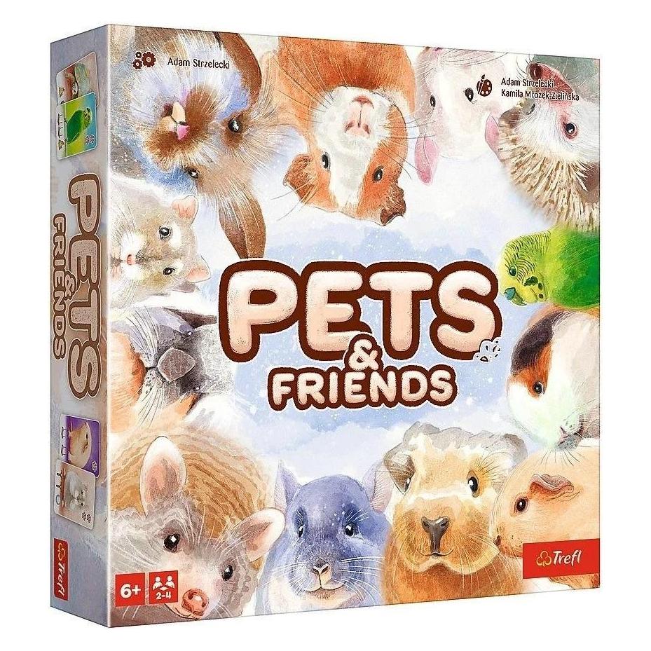 Trefl Haustiere und Freunde Spiel (2 - 4 Spieler) (02443)