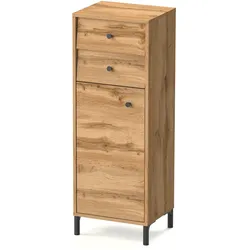 Tchibo - Highboard »Cottage« - 40,3x33x112,4cm - schwarz -