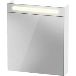 Duravit No.1 Spiegelschrank, Türanschlag links, mit LED-Beleuchtung, 600x148x700mm, Netzanschluss, N17920L00000000