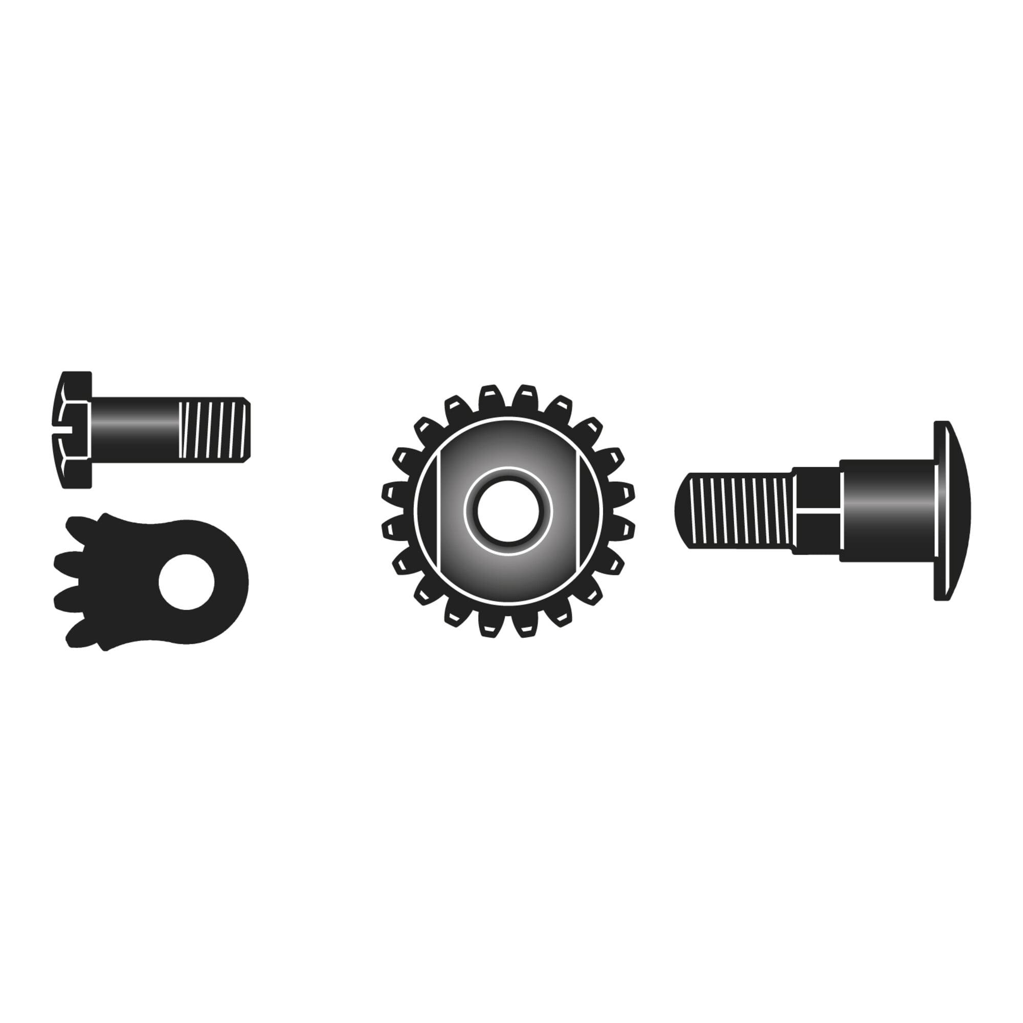 FELCO 6/90 Reparatur-Satz : Bolzen, Mutter, Sektor)