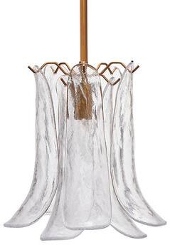 Meyers Glass Pendant - Clear - Ballard Designs