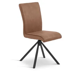 2er-Set Stuhl Milano Mikrofaser Orange Bernstein