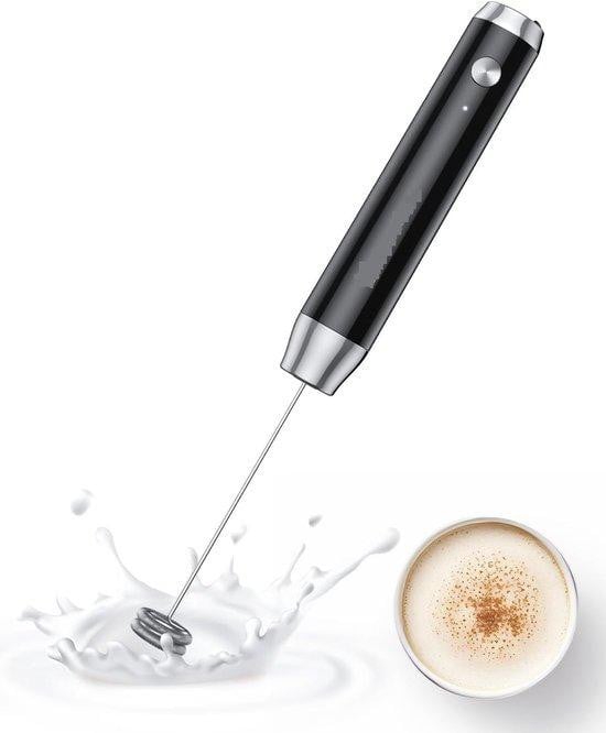 Famanu Elektrische melkschuimer, oplaadbaar en waterdicht