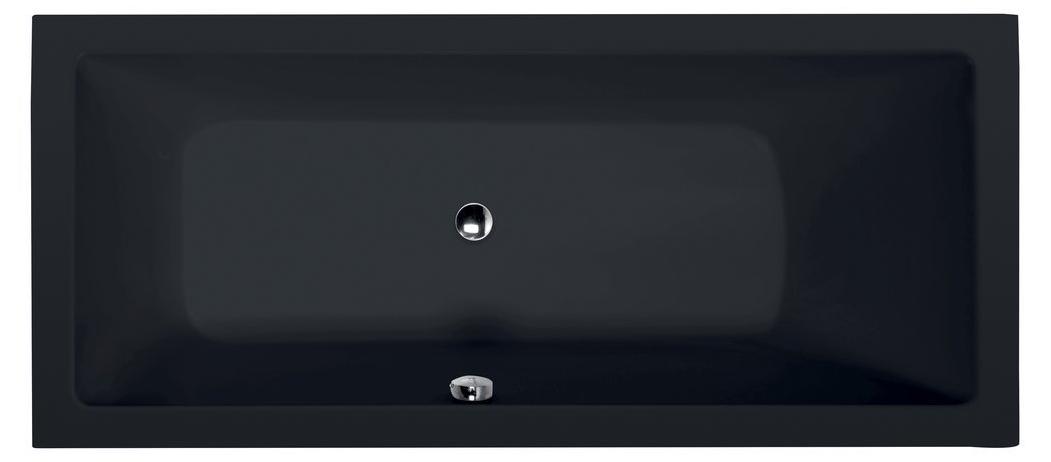 MIMOA Rechteckwanne 170x80x39cm, Schwarz matt