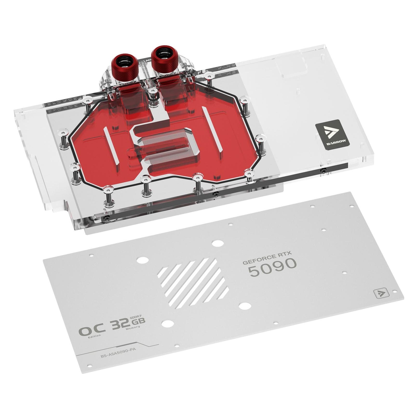 Barrow ASUS ROG Astral 5090 GPU Wasserblock - weiss (BS-ASA5090-PA W)