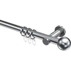 GARDINENSTANGE Platon Luino 100 cm, 1-läufig, 20 mm Ø Chrom