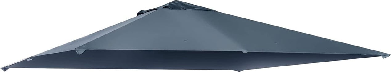 Outsunny Vervangend paviljoendak van polyester, grijs, 3x3 meter