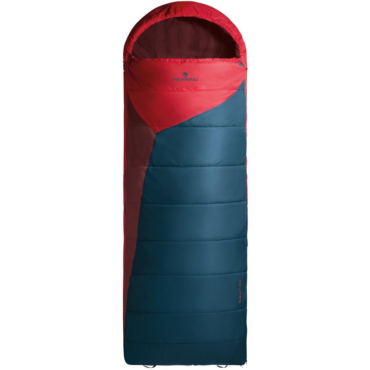 Ferrino Sacco Yukon Pro rosso / blu (RB-sleeping_bag) SX 86383RRB