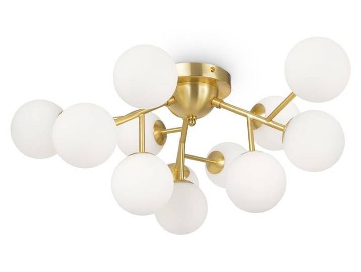 Plafonnier\, métal\, or\, D 60 cm
