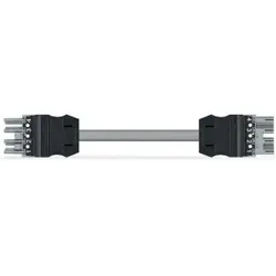 Wago 771-9994/005-303 konfektionierte Verbindungsleitung,Eca,Buchse Stecker,grau 7719994005303