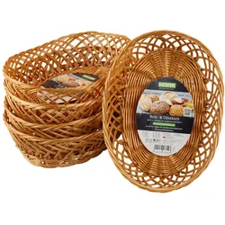 KESPER Brot- & Obstkorb, oval, 5er Pack