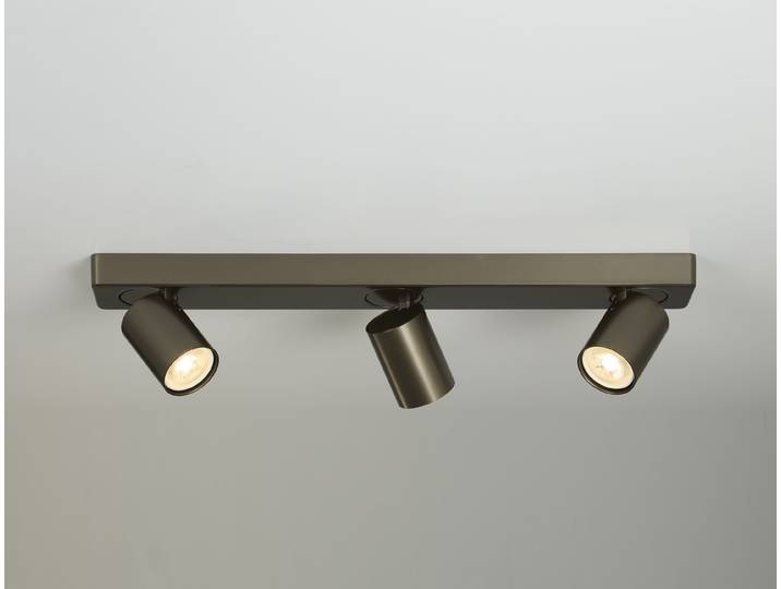 Plafondlamp Moon 3 rechthoekig brons Lyora - 510921