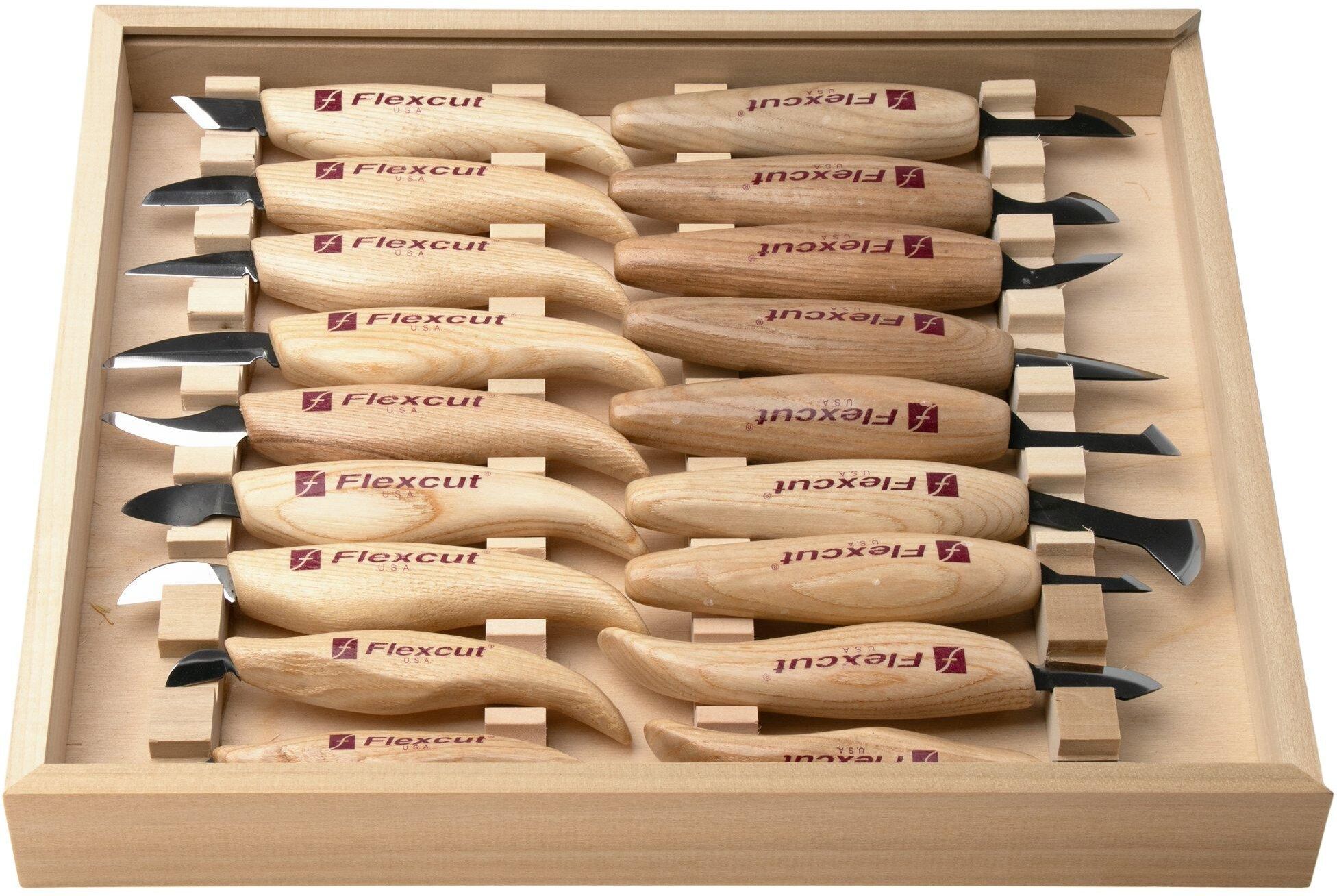 Zestaw noży do rzeźbienia w drewnie Flexcut Deluxe Knife Set KN250