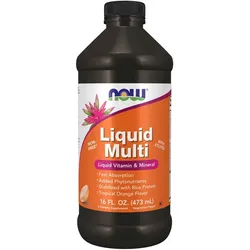 Flüssige Multivitamine & Mineralien Tropischer Orangen-Geschmack 473 ml