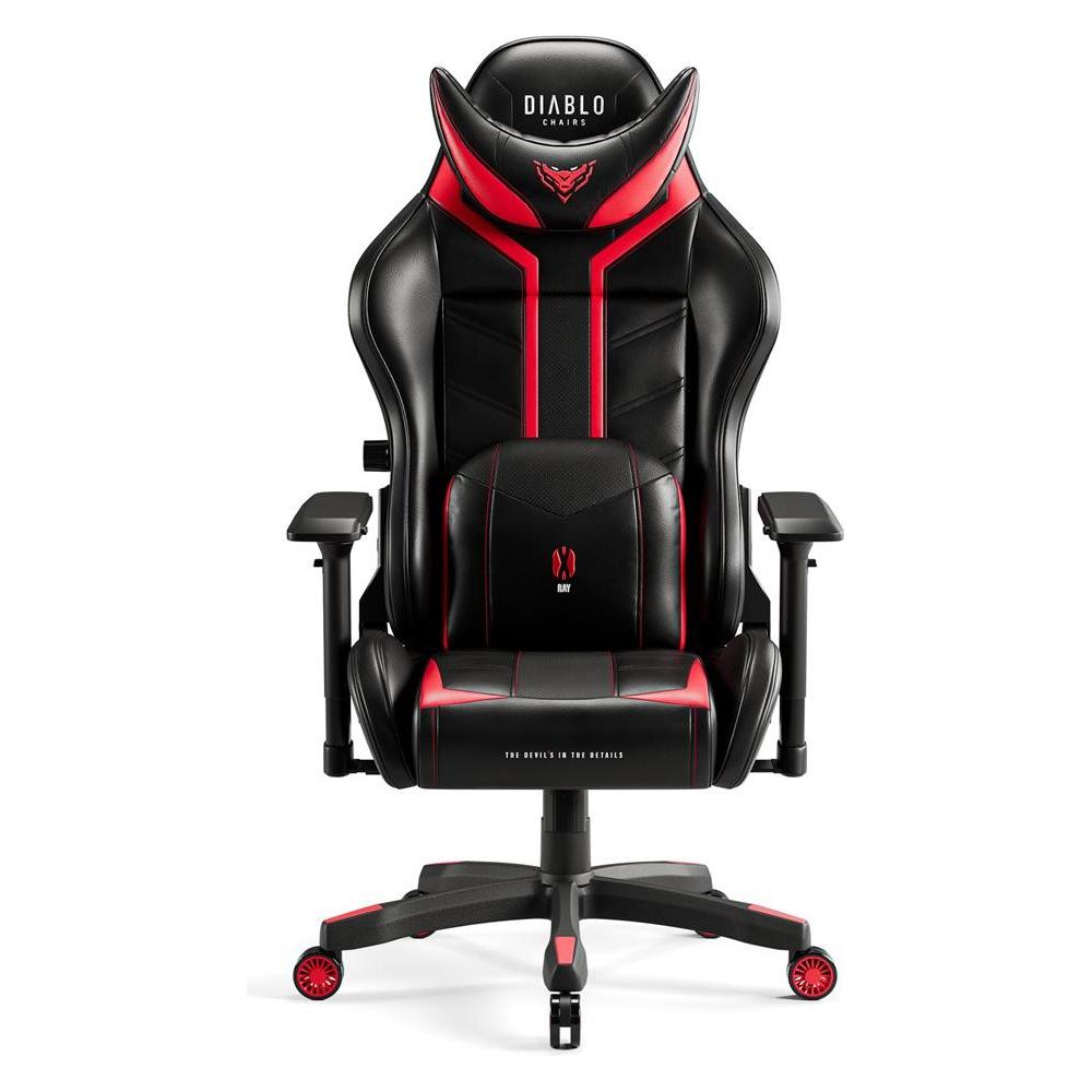 Diablo Fotel Chairs X-RAY Normal Size L Czarno-czerwony (5902560336054)