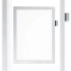 Durable 4989 23 Info-Rahmen DURAFRAME® MAGNETIC NOTE - A4, metallic silber