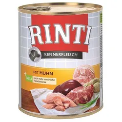 Rinti Kennerfleisch Huhn Nassfutter für Hunde - Huhn 800g