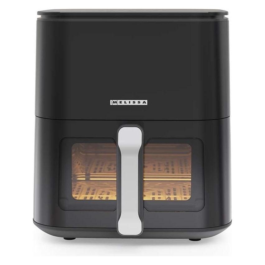 Melissa Digitale Heissluftfritteuse XL | 5 l | 60-min Timer | 8 Voreinstellungen | Sichtfenster | Sch (5 l) (16290102)