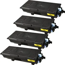 4 Kompatible Toner ersetzt Utax PK-3012 Multipack schwarz