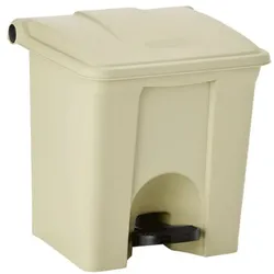 WAS Tretabfallbehälter 30 Liter gelb, 39x43x37.5 cm