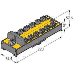 Turck Verteilerbaustein JRBS-40DC-12RV