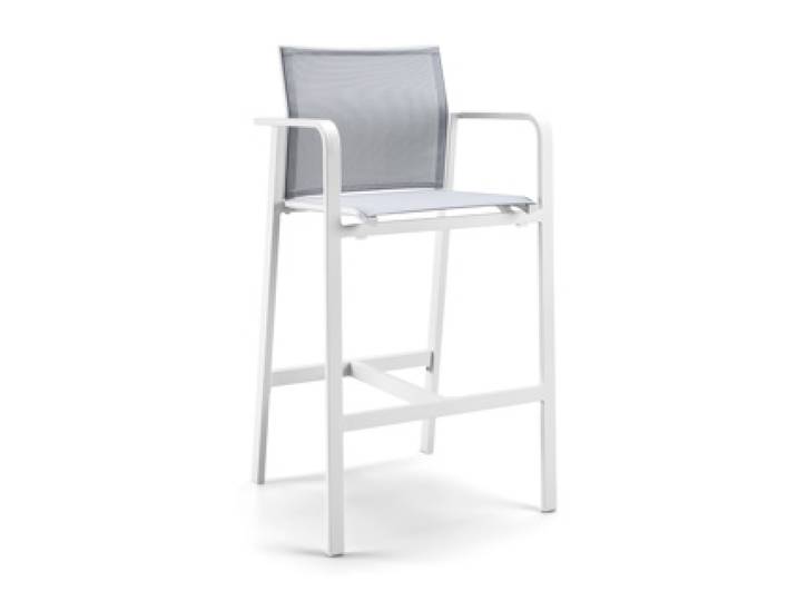 14er Set Suns Tutti Barstuhl Aluminium/Textilene