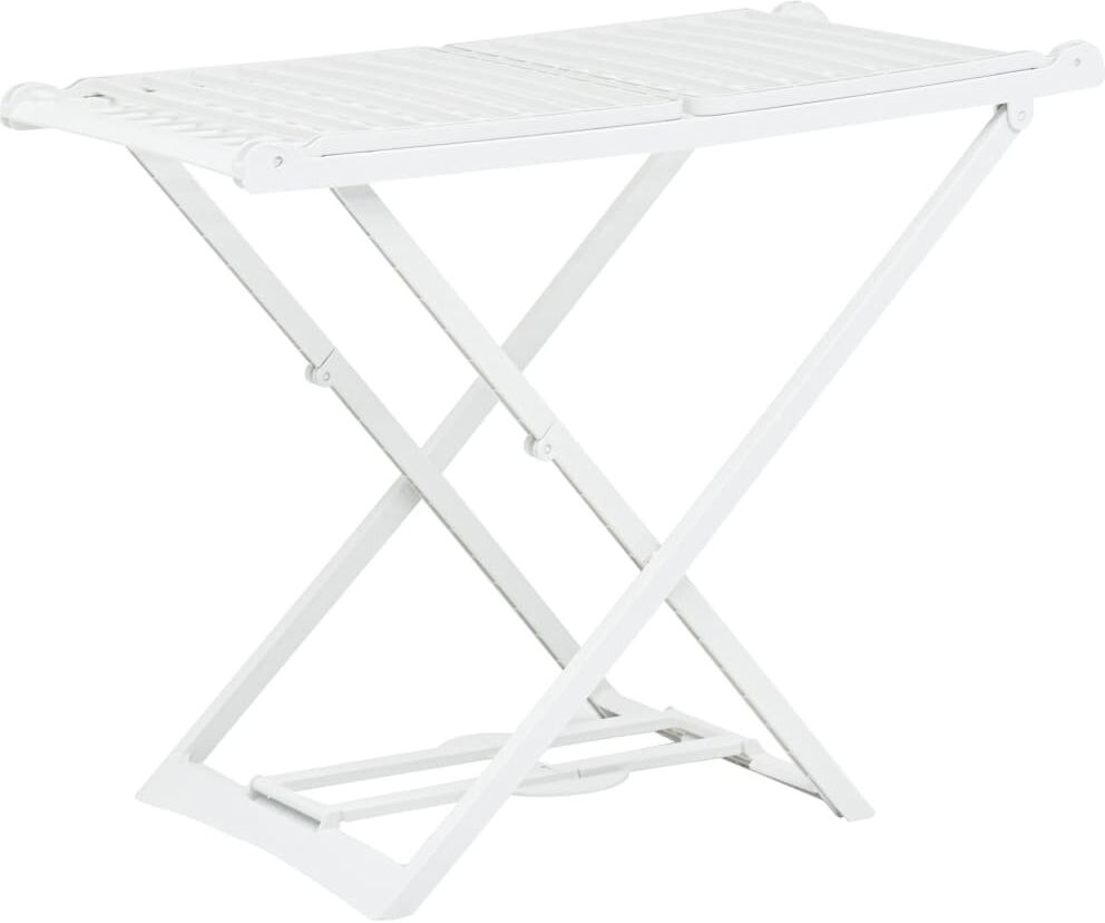 Symple Stuff Plastic Foldable X-Frame Drying Rack 110cm H X 185cm W X 56cm D