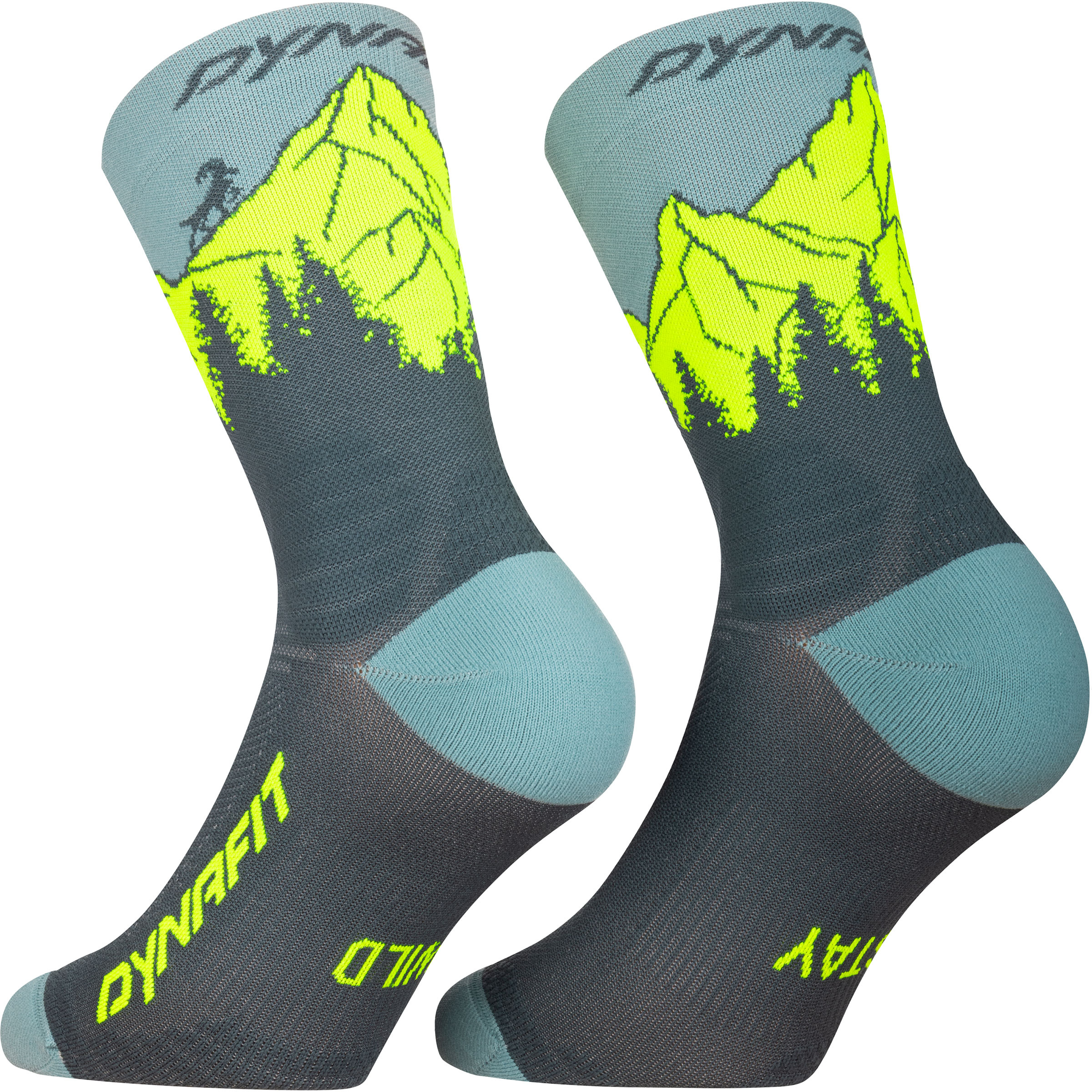 Dynafit Traverse Crew Wandersocken gruen Größe 39 Camping Elastisch