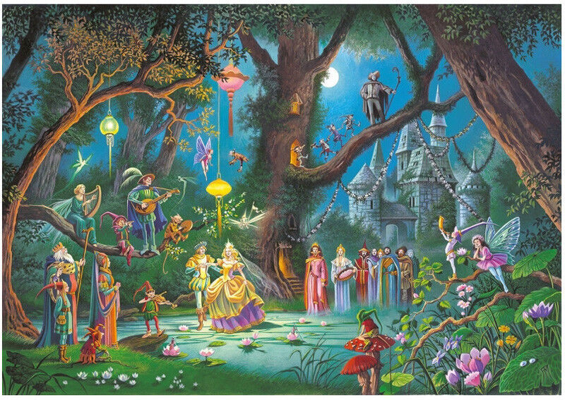 Puzzle en bois 100 pcs : Mariage d'une Fée - Puzzle Michèle Wilson