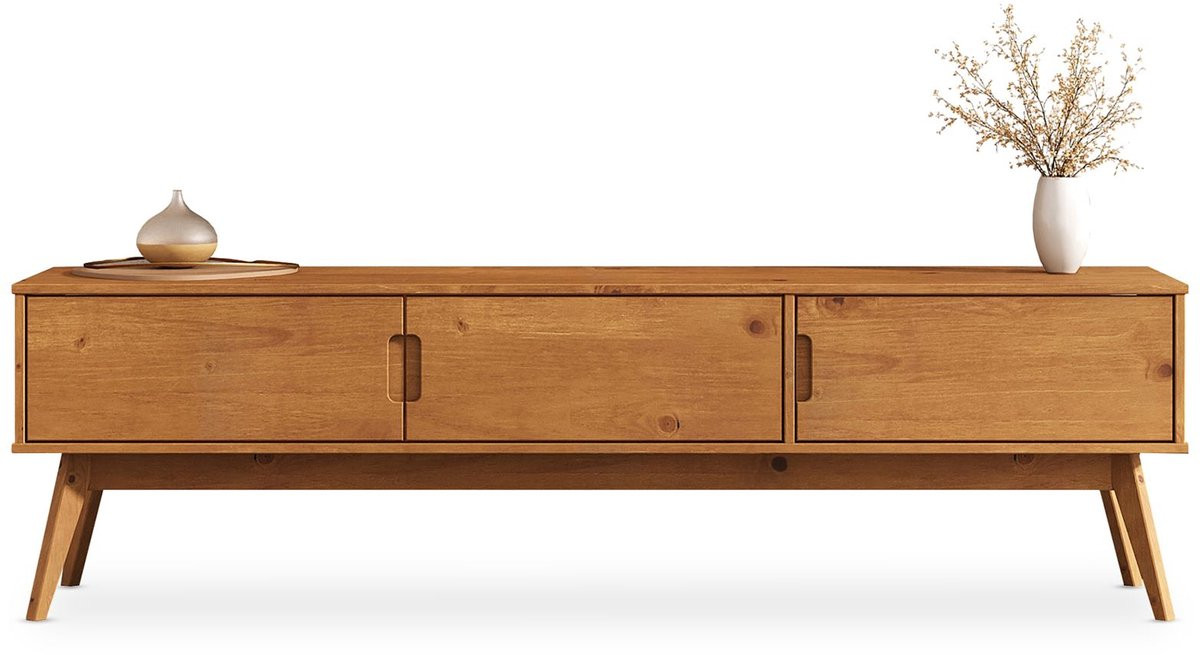 IDIMEX Lowboard TIVOLI van massief hout in Scandinavische stijl, 180 cm