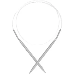 buttinette Rundstricknadel, Aluminium, 80 cm