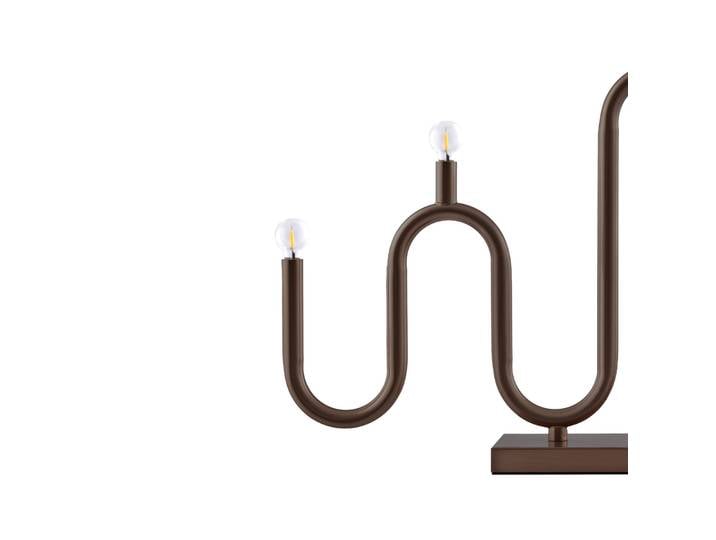Noel, chandelier à 5 bougies, 50 cm, bronze - Globen Lighting Noel 5 - Scandinave - Métal - Multi-ampoules