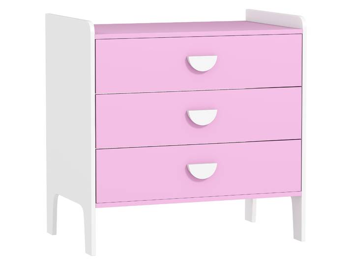 AIYAPLAY Commode pour enfants, commode rangement 3 tiroirs, meuble de rangement chambre d'enfant, crèche, salle de jeux, 60 x 40