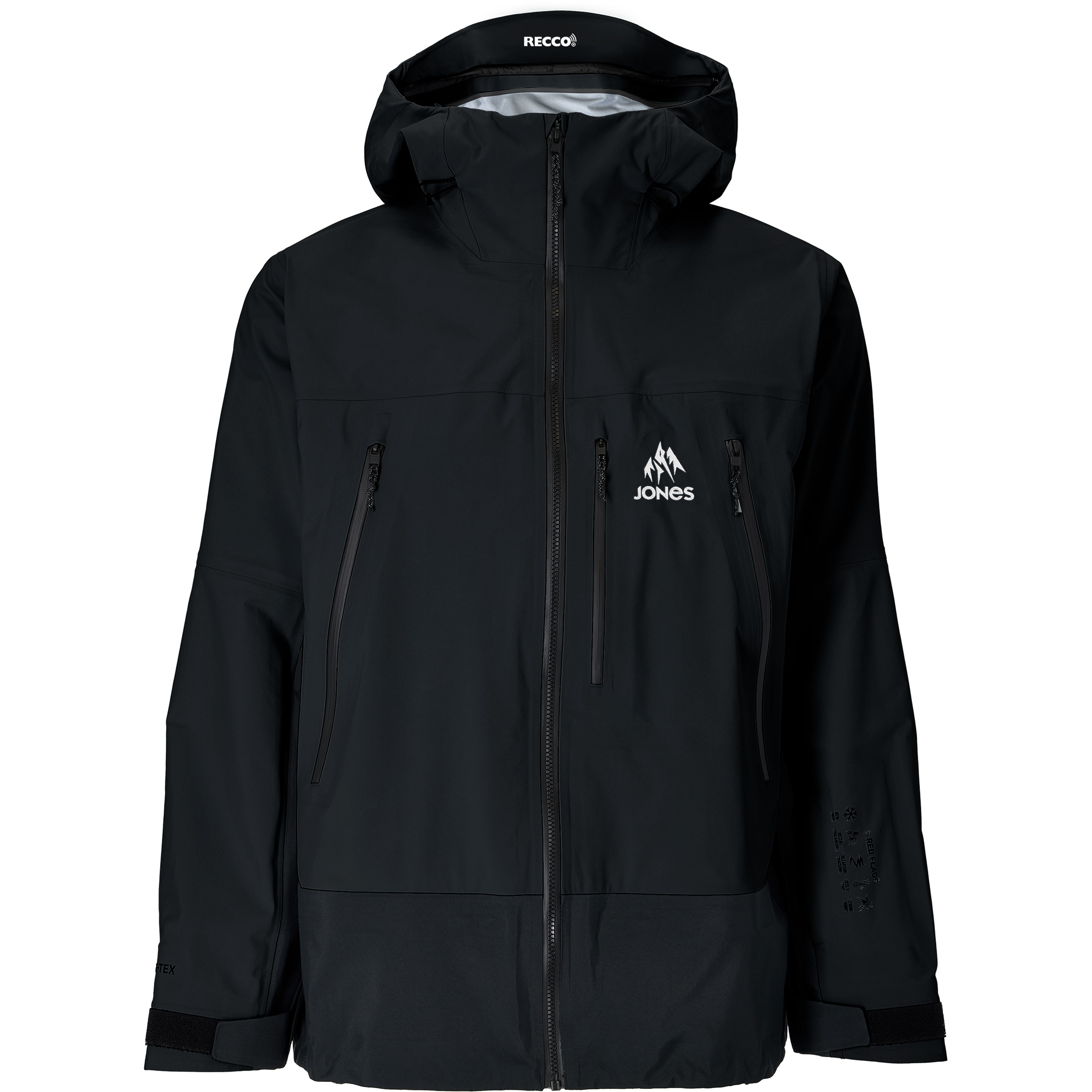 Jones Higher GTX 3L Herren Regenjacke grau Größe M Trekking Winddicht Wasserabweisend