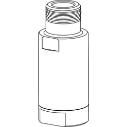 Ideal Standard GeräuschDämpfer Paar, Vernickelt A963777AT