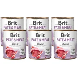 BRIT PATE & MEAT LAMB 6 x 800g
